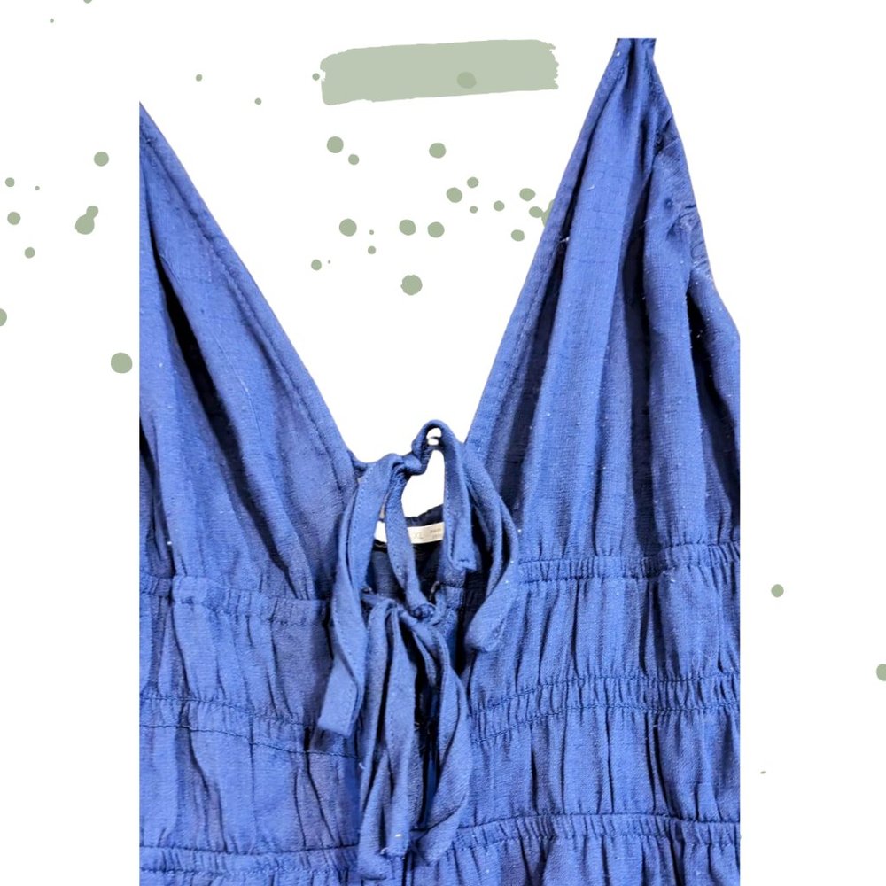 Francesca's Blue Jumpsuit